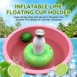 Firebird Portavasos inflable PVC flotante – soporte para bebida