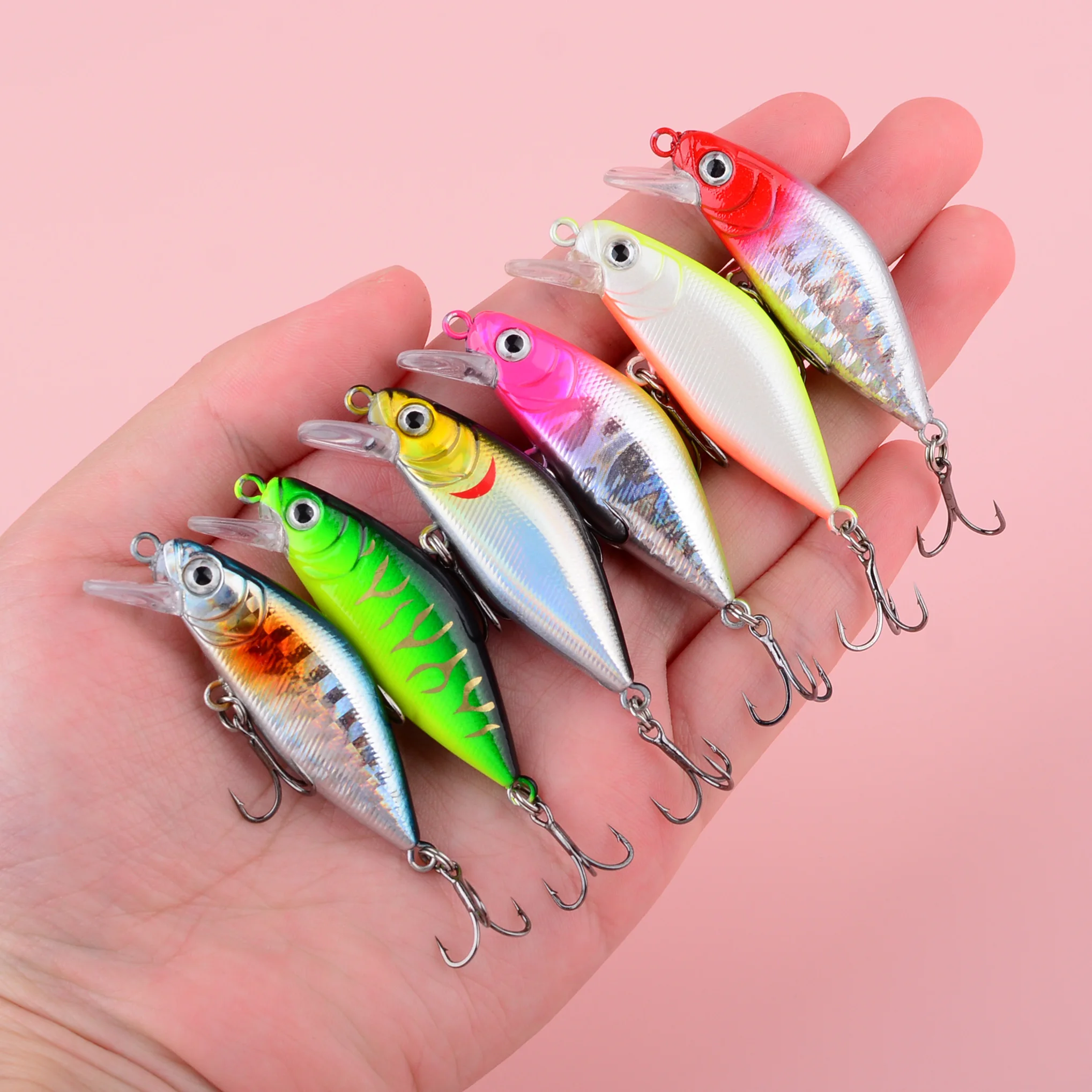 Jerkbait minnow hundible para lubina y trucha, swimbait - imagen 2