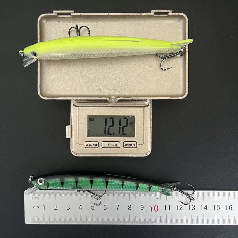 Señuelo Wobbler Minnow flotante de vástago largo para lucio silencioso - imagen 3