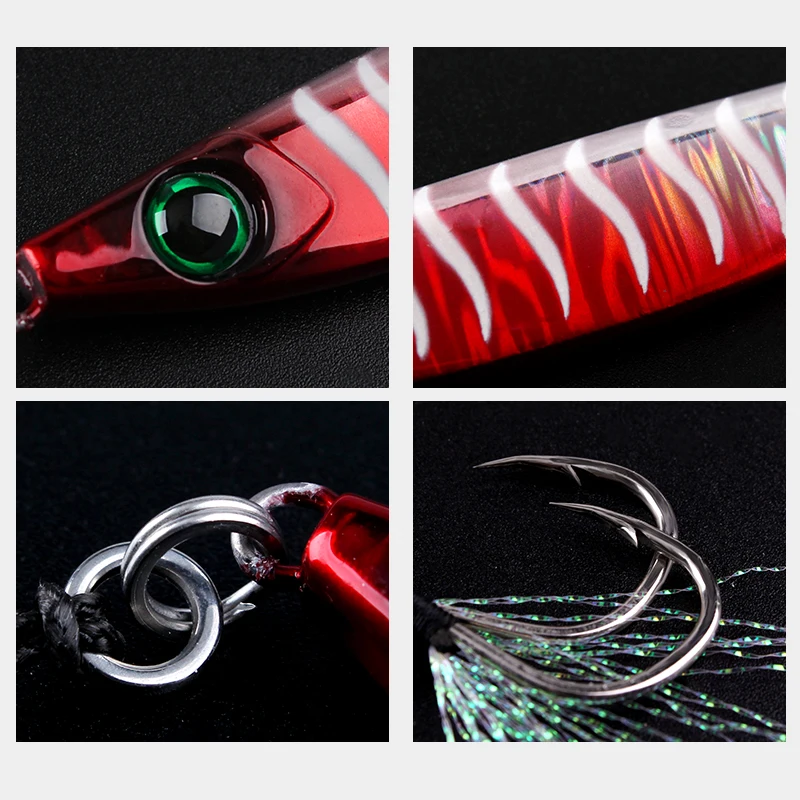 SF14 Japen Jig Spoon metálico para jigging de lubina desde costa - imagen 5