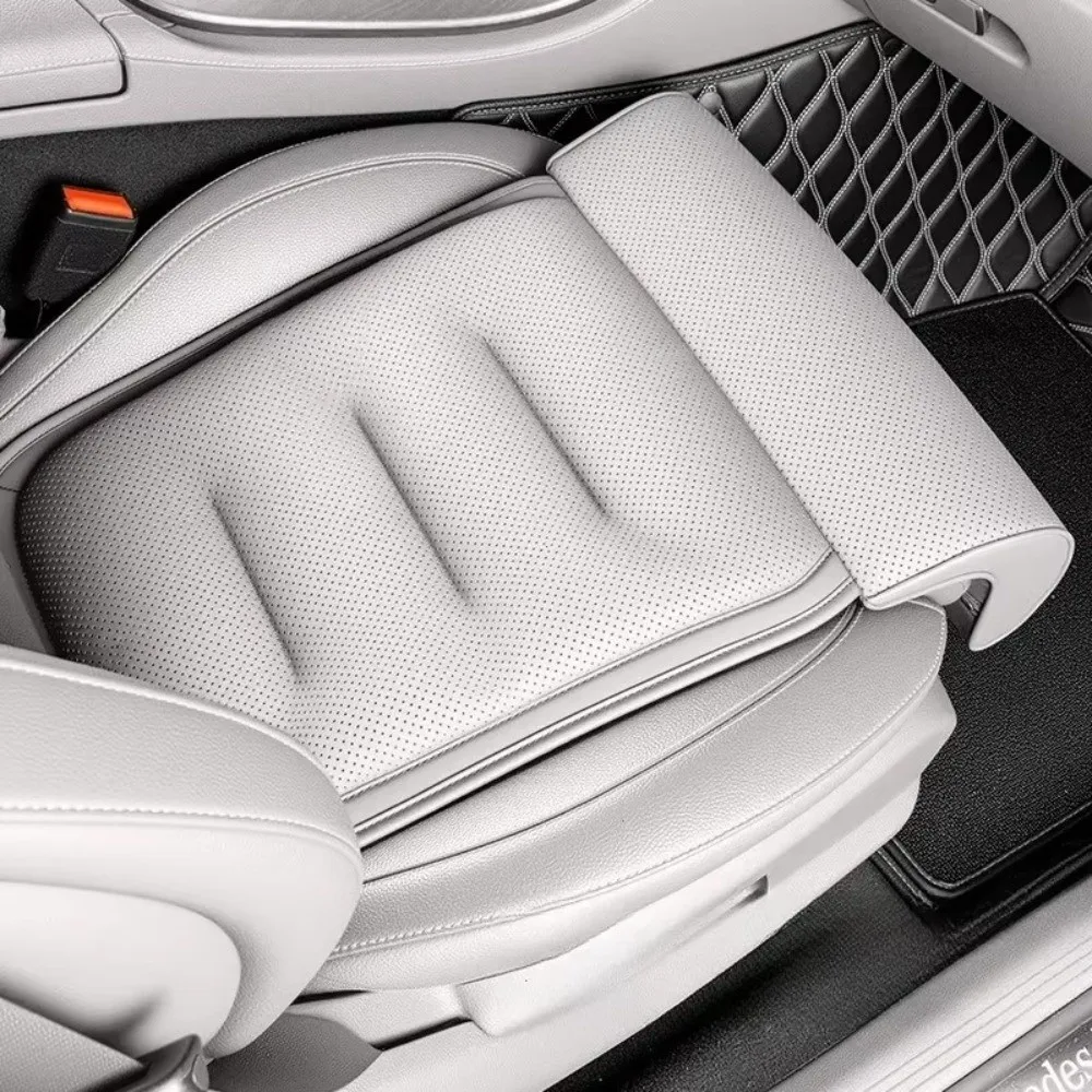 Funda de asiento de coche de gamuza con soporte piernas viscoelástico - imagen 2
