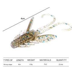 NGB Crankbait Camarón – Señuelo de vinilo para depredadores