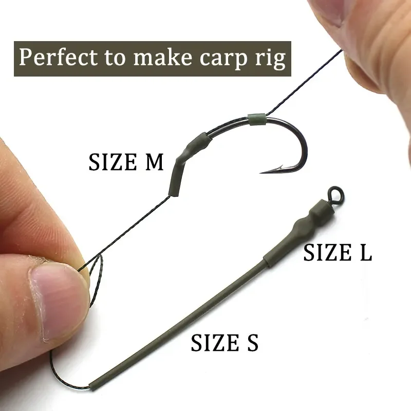 Tubo termorretráctil silicona mate para Ronnie Rigs carpa - imagen 4