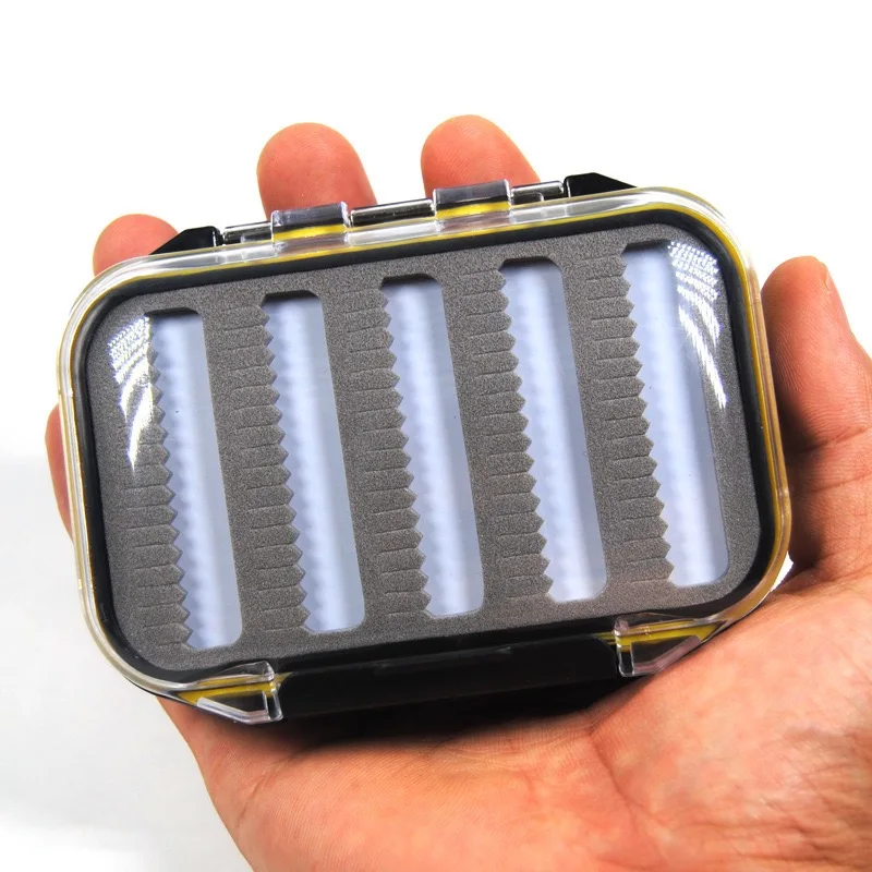 TAKEDO Caja de Pesca Transparente e Impermeable para Moscas y Señuelos - imagen 3