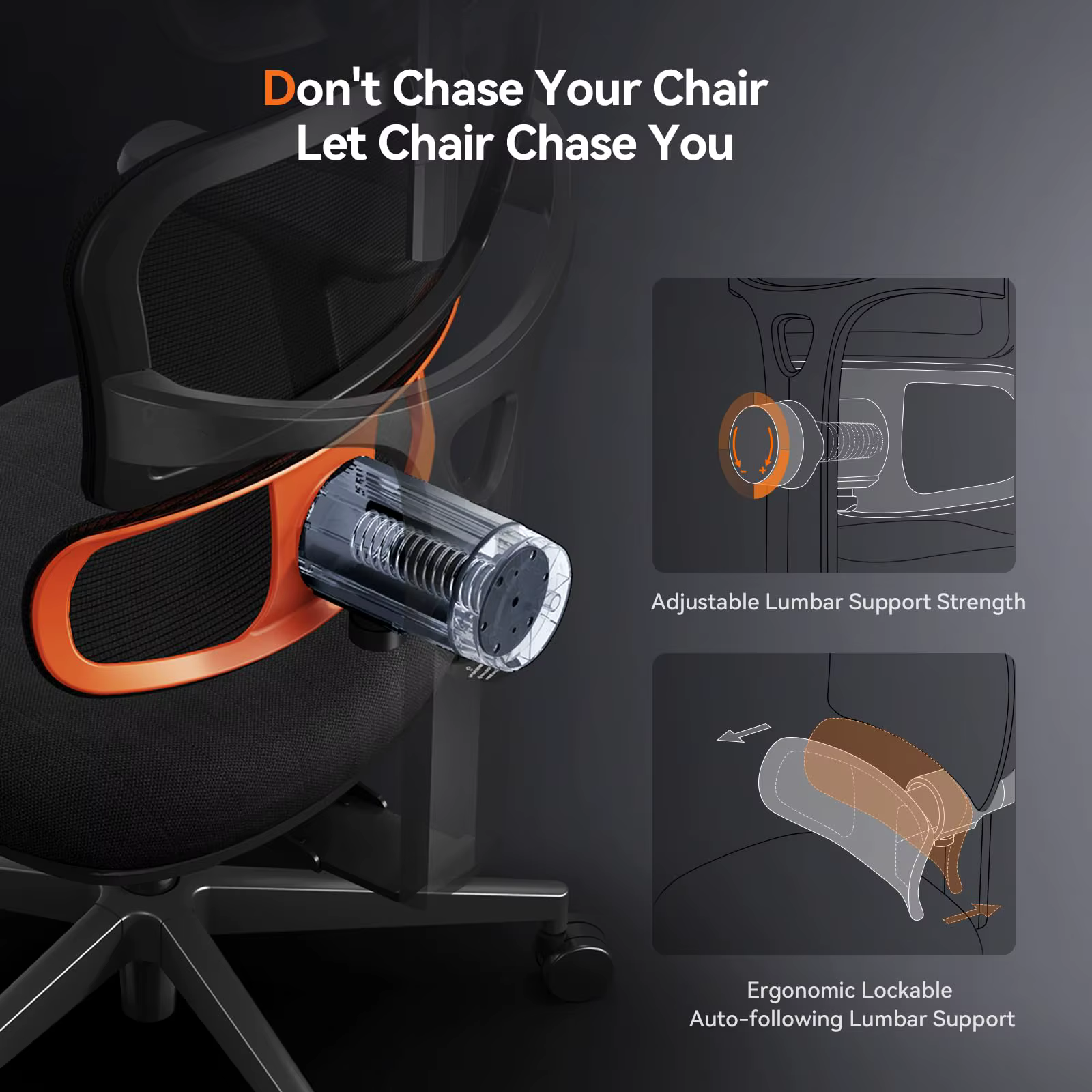 NEWTRAL NT001 – Silla Ergonómica con soporte lumbar y reposacabezas - imagen 5
