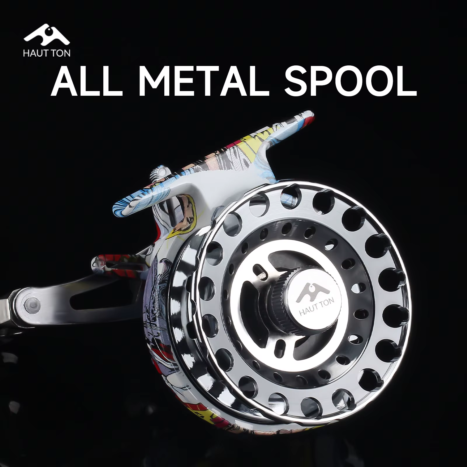 Carrete Graffiti Hielo – Metal, arrastre 6kg, brazo basculante - imagen 2