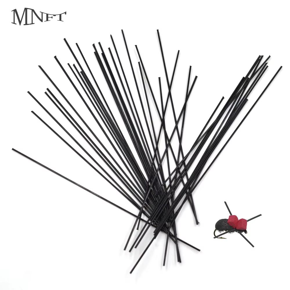 Patas de Insecto MNFT 200 – Negro 0,6mm y blanco 0,8mm para Mosca