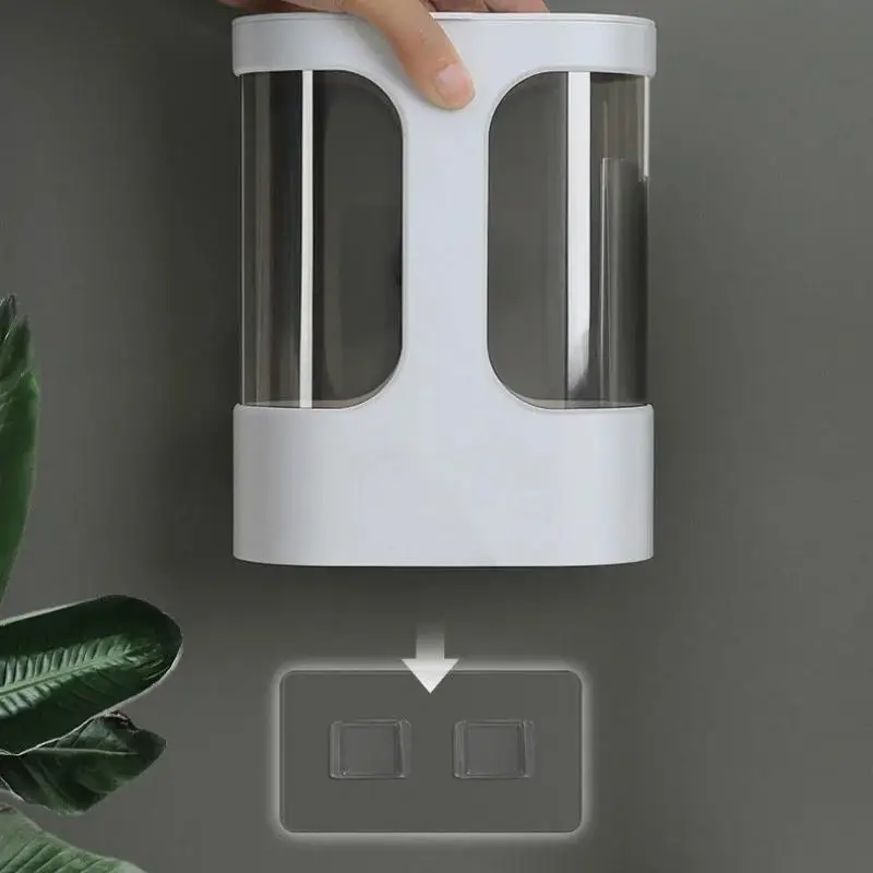 Soporte para vasos de pared automático con dispensador para cocina - imagen 3
