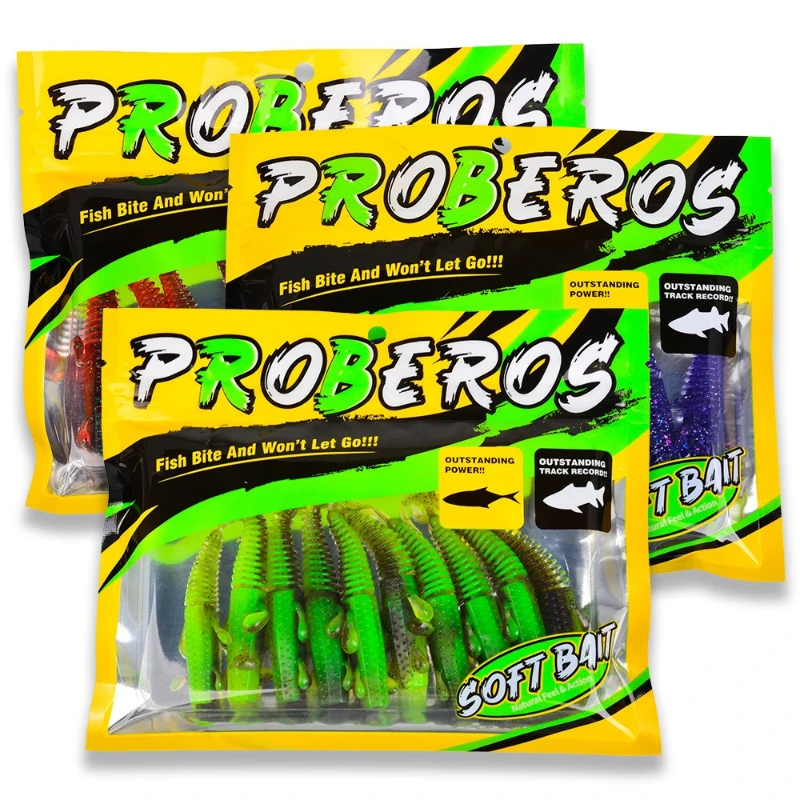 Señuelos blandos Swimbait Crankbait tipo Jig para carpa, TPE - imagen 4