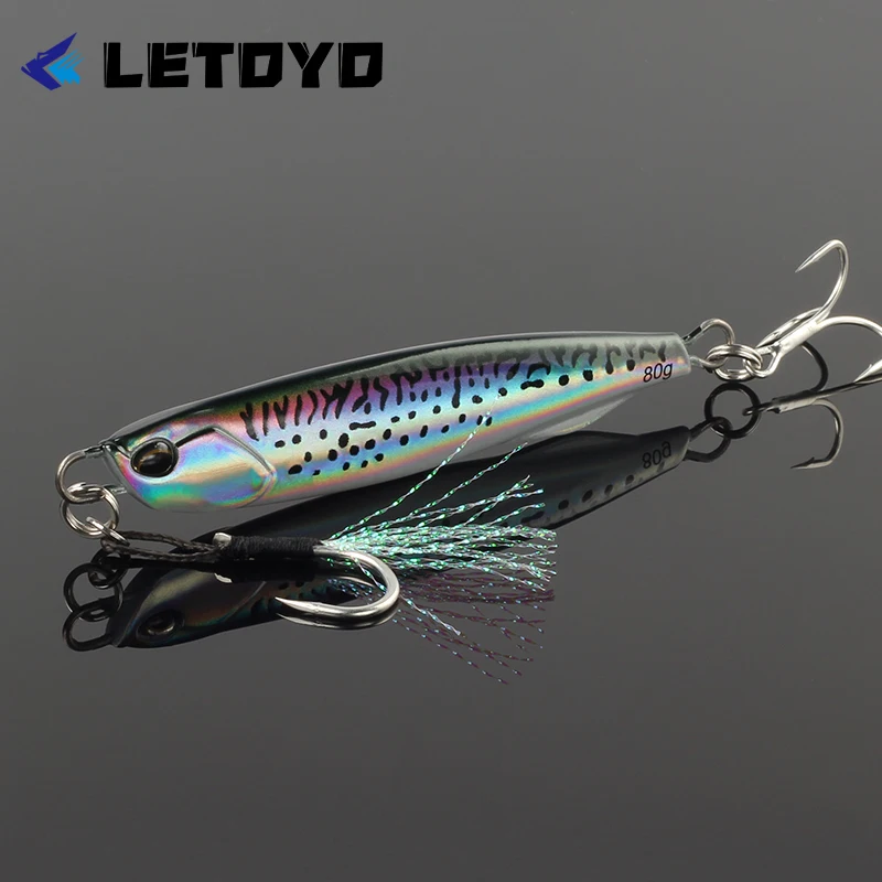 Señuelo jig metálico luminoso LETOYO para pesca en mar desde orilla - imagen 2