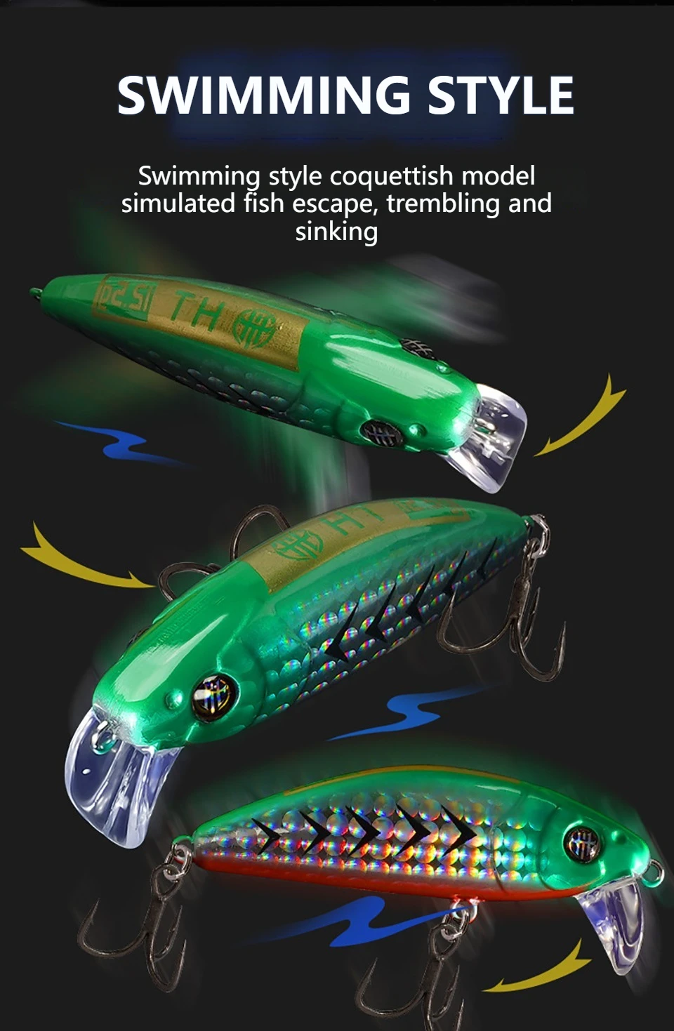 Colores disponibles del señuelo WALK FISH