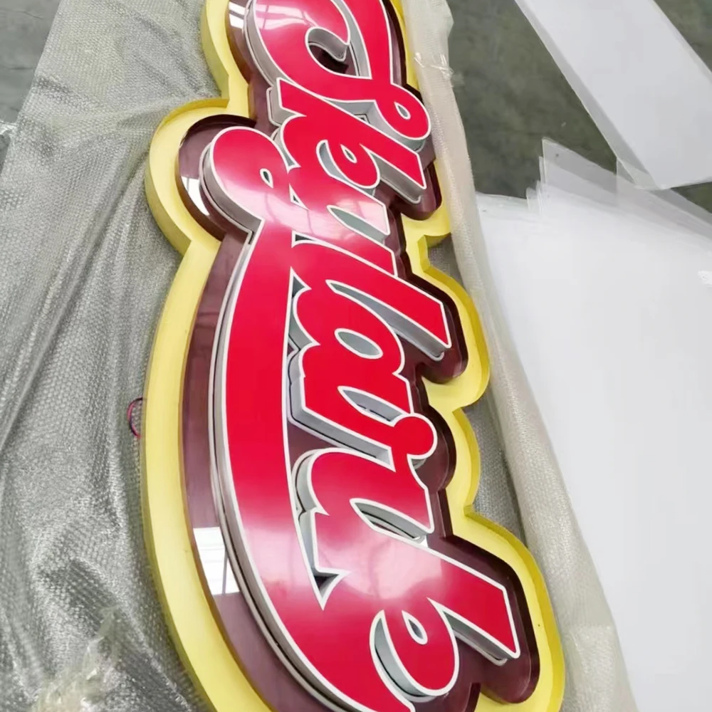 Letras de canal LED 3D de alto brillo en aluminio suspendido - imagen 3