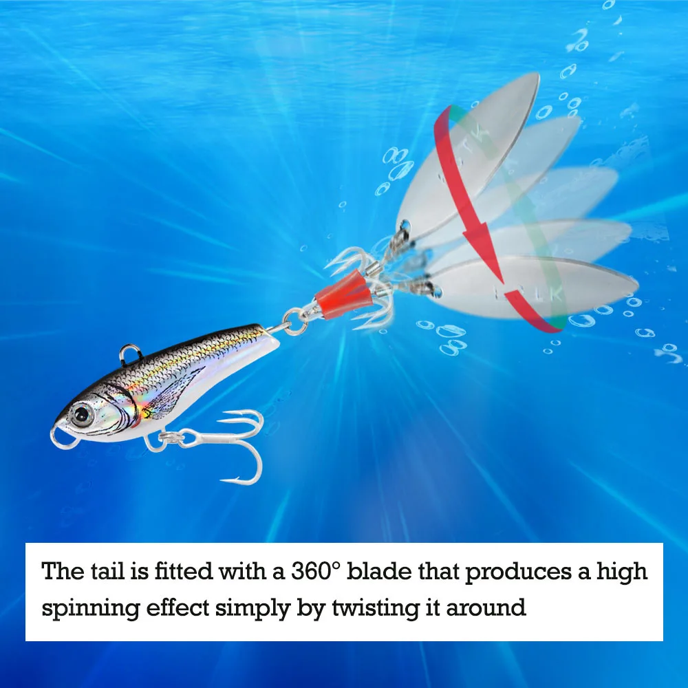 FSTK Metal Vib Shad Shore Jig - Señuelo spinning para lubina