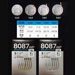 Anzuelos BKK 8087-NP Slow Pitch Jigging – Acero carbono para mar