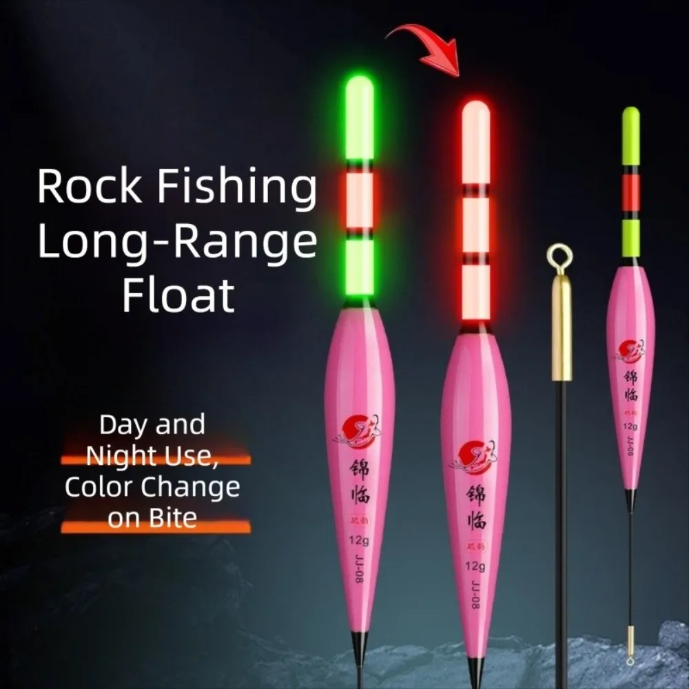 Flotador pesca nocturna LED con luz bicolor y sensor de gravedad - imagen 5