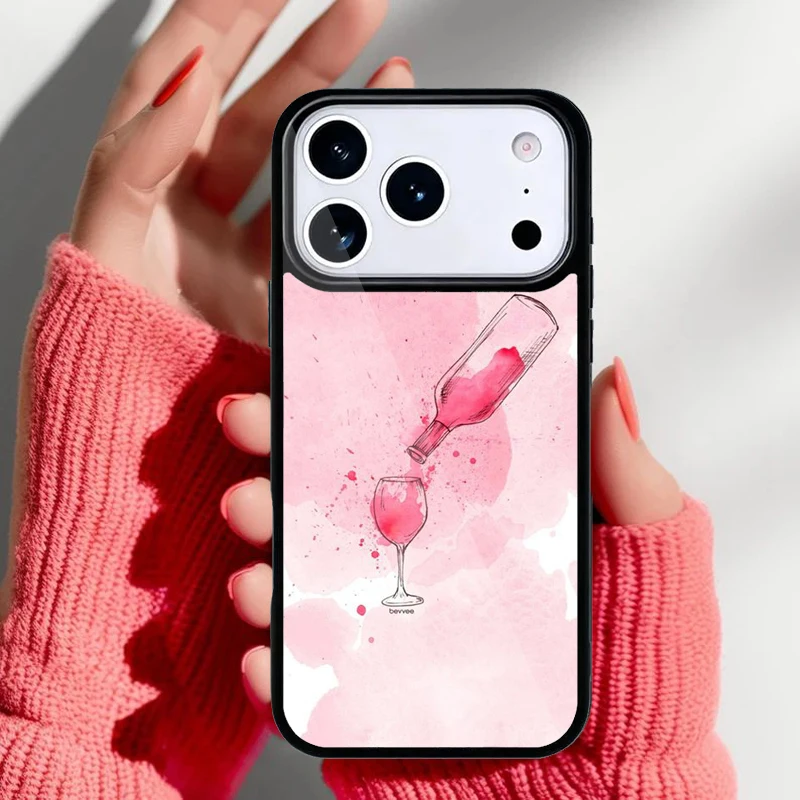 Funda puesta en iPhone mostrando los bordes elevados