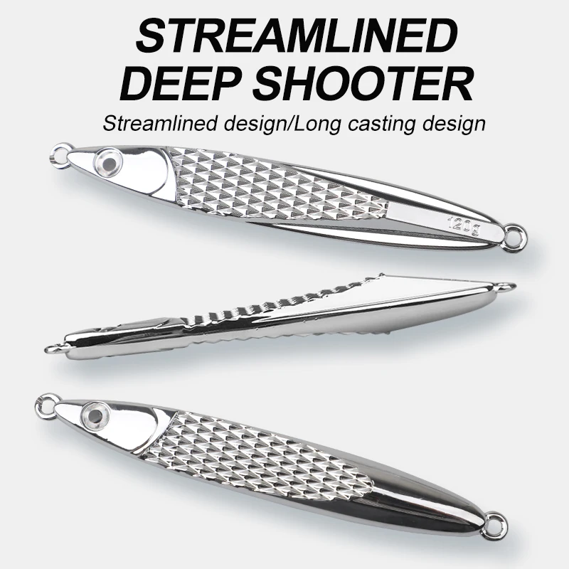 Jig metálico de hundimiento para pesca de arrastre y jigging - imagen 5