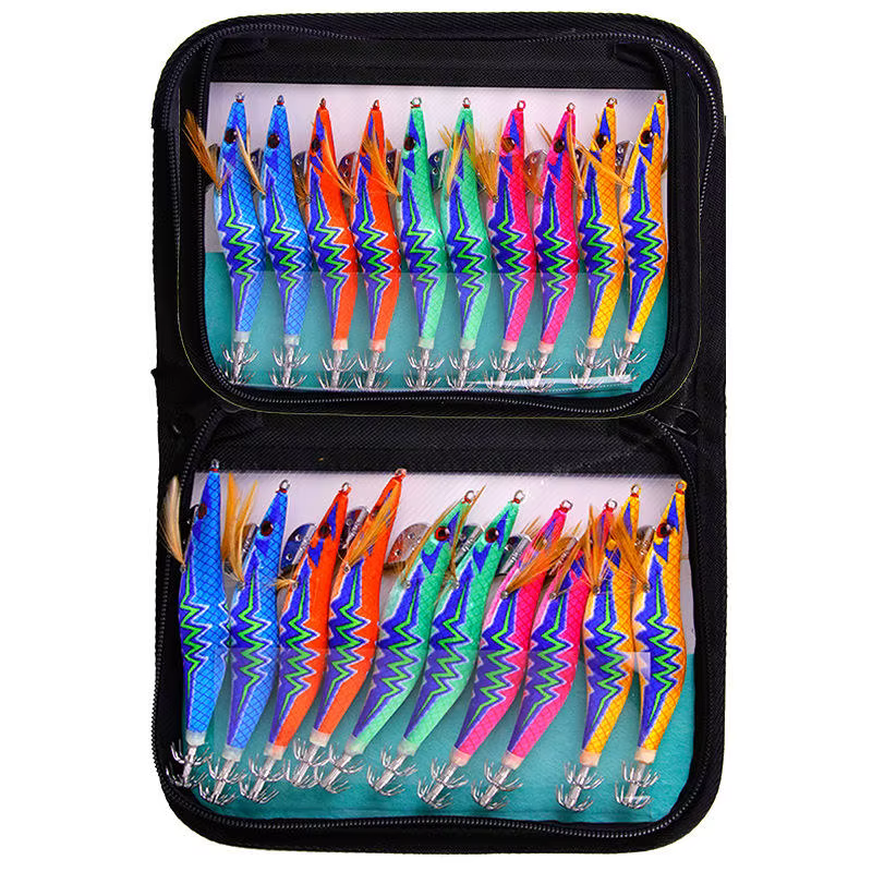 WEIHE Señuelo Duro Luminoso Wobbler para calamares y camarones