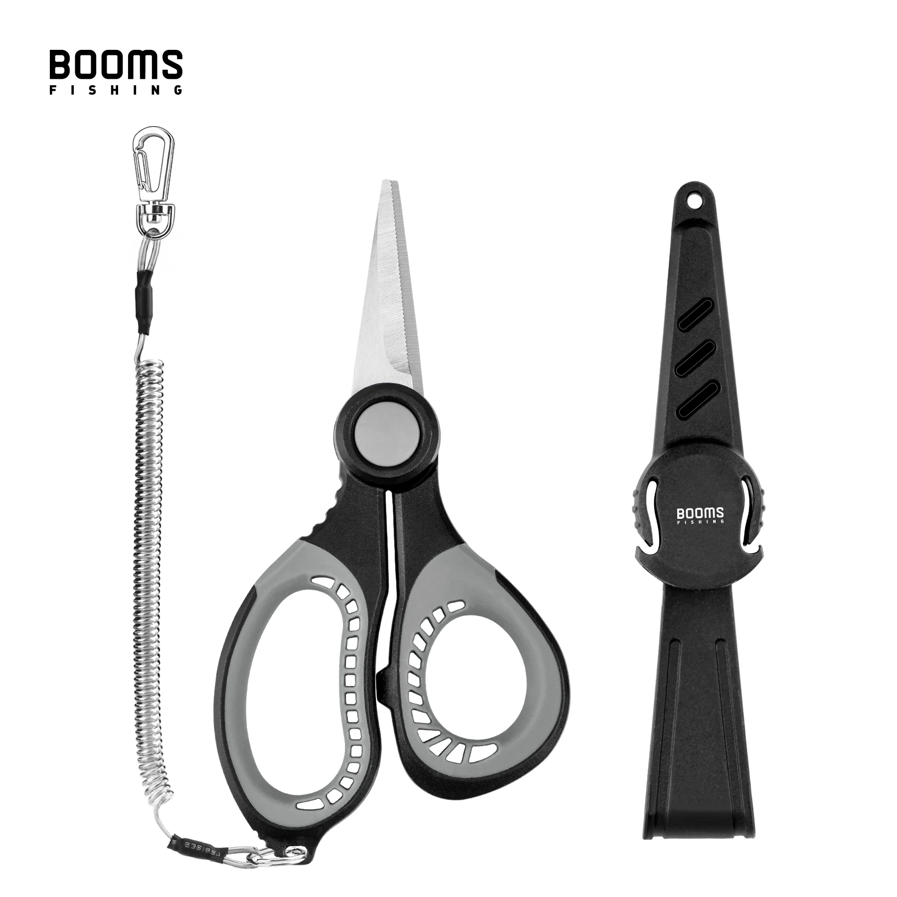 Corte preciso de línea trenzada con las tijeras Booms S06