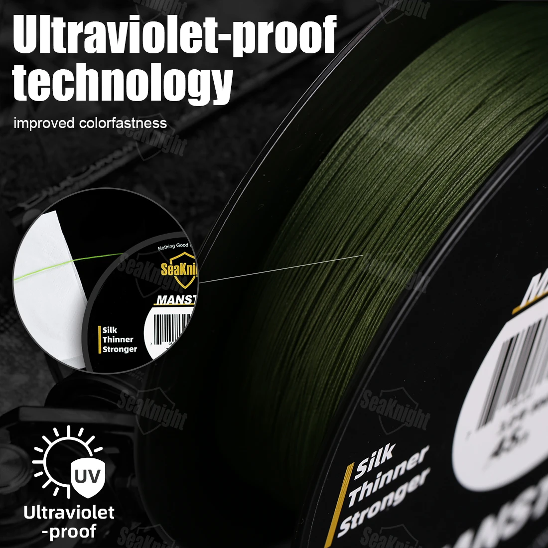 SeaKnight W8 II Línea trenzada PE anti-UV resistente al agua salada - imagen 5