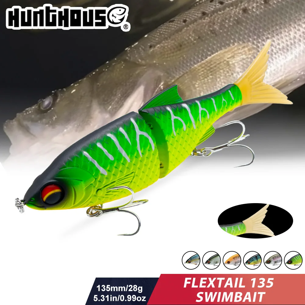 Hunthouse FLEXTAIL Pencil Swimbait para pesca de lubina - imagen 3