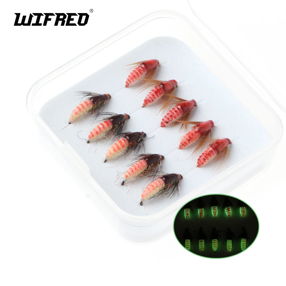 Ninfa Scud luminosa WIFREO – Señuelo realista para trucha y lubina - imagen 5
