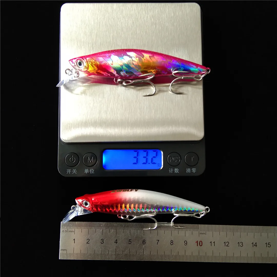 Swolfy Minnow – Wobbler profundidad para lubina y trucha - imagen 4