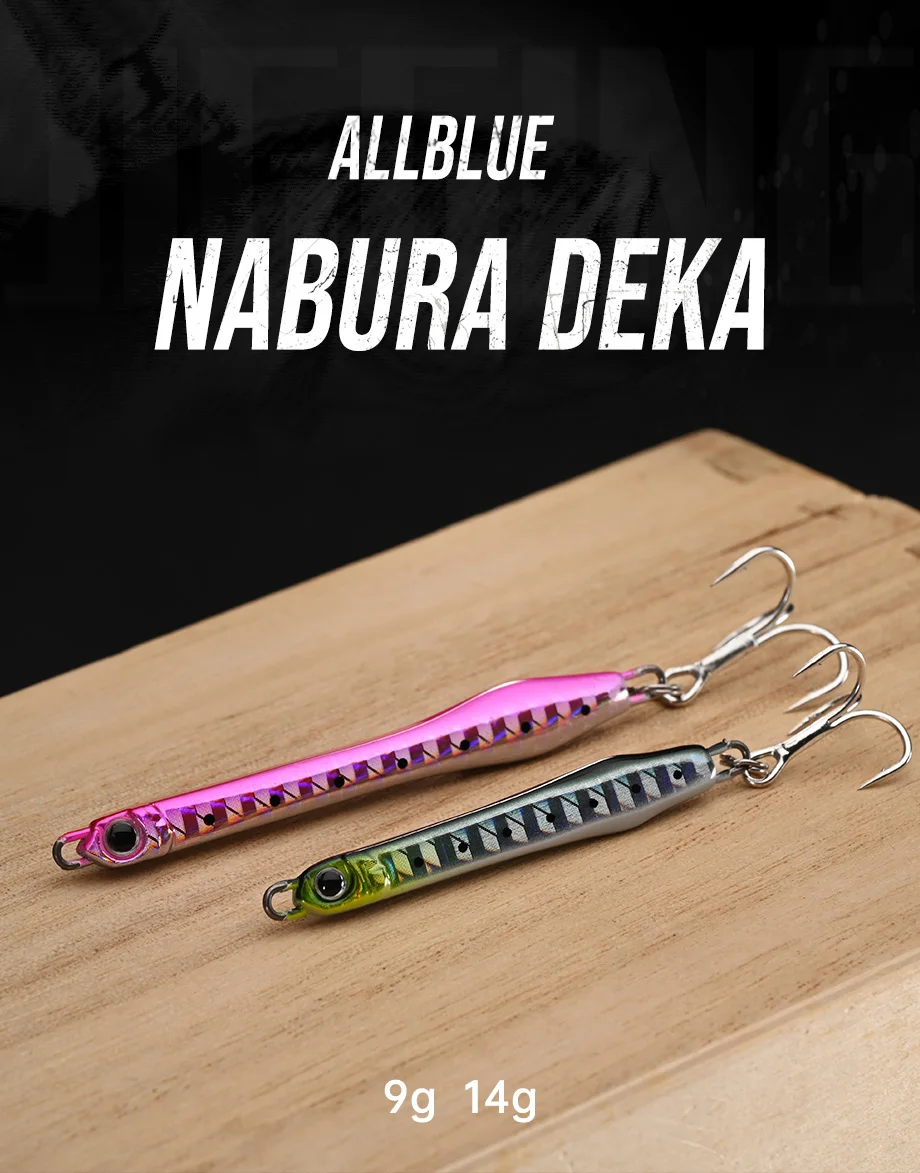 Señuelo de pesca ALLBLUE Nabura Deka en diferentes colores
