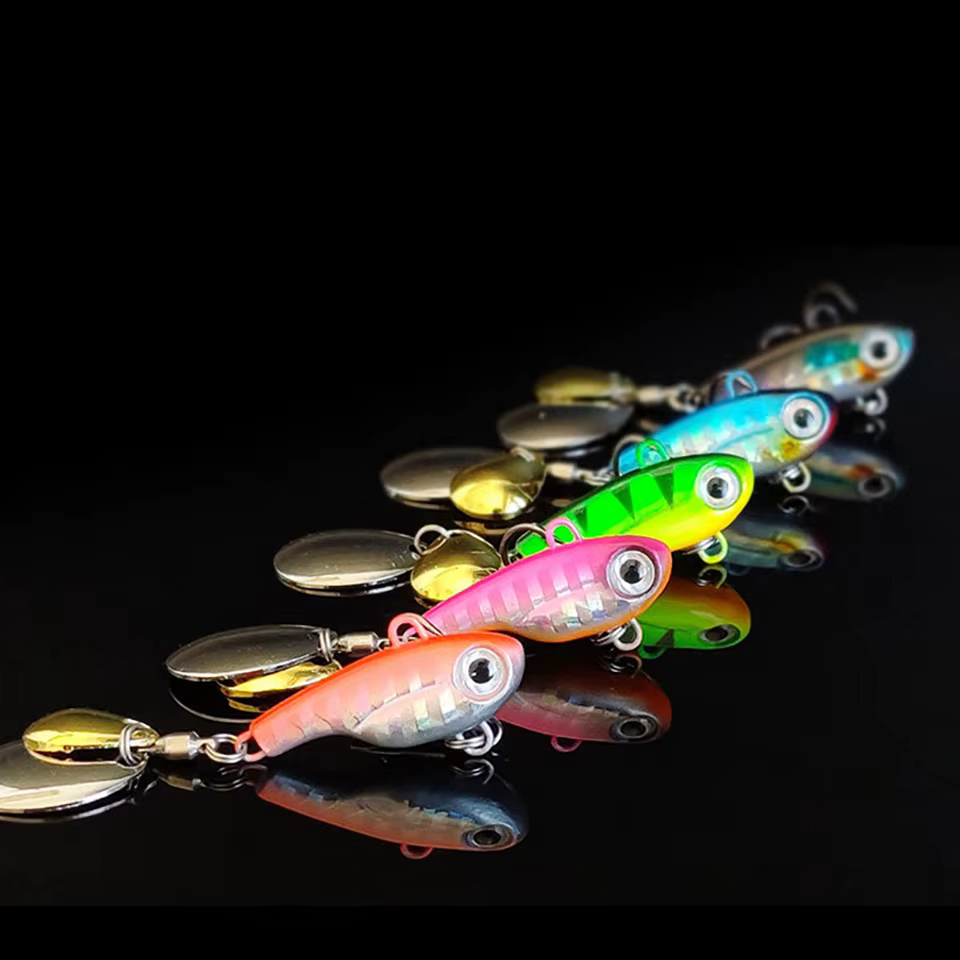 Cebo vibración WALK FISH VIB con doble lentejuelas - imagen 3