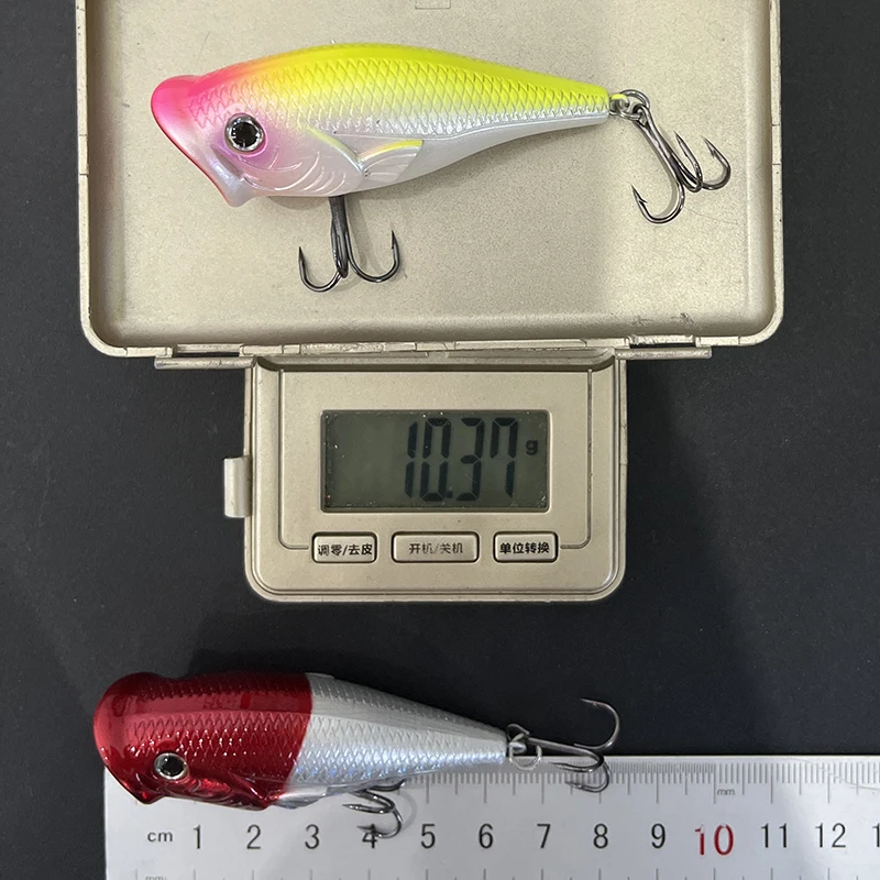 Topwater Popper flotante duro de alto impacto para lubina y lucio - imagen 5