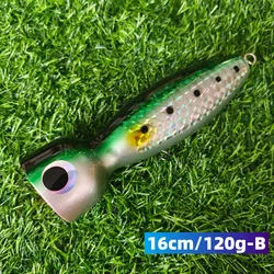 Señuelo Minnow de Madera para GT y Atún – Spinning en Agua Salada