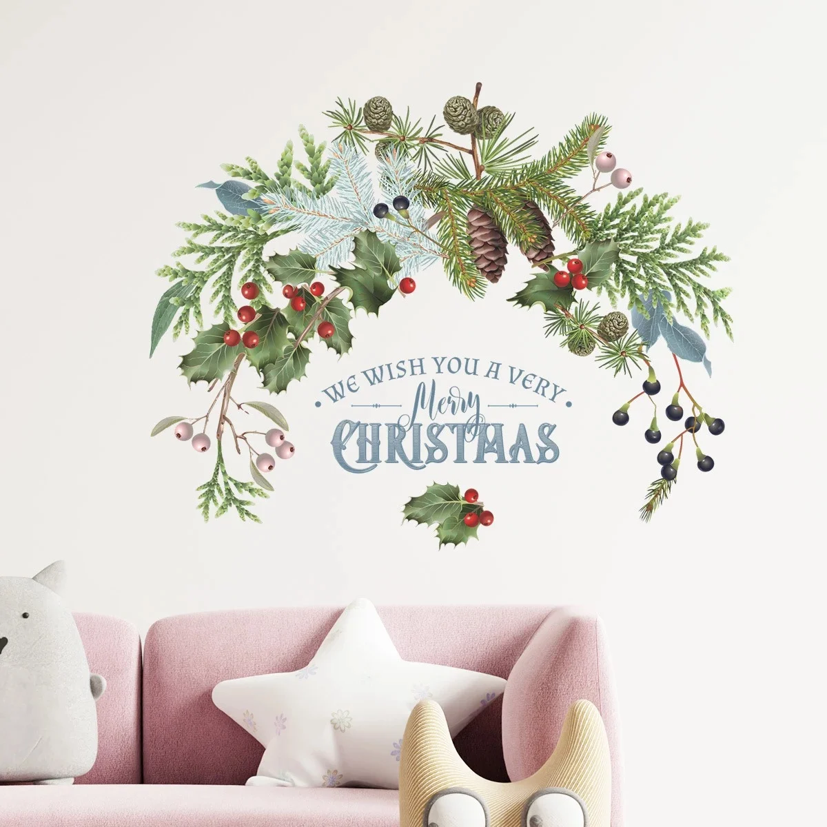 Decoración festiva para puertas y ventanas