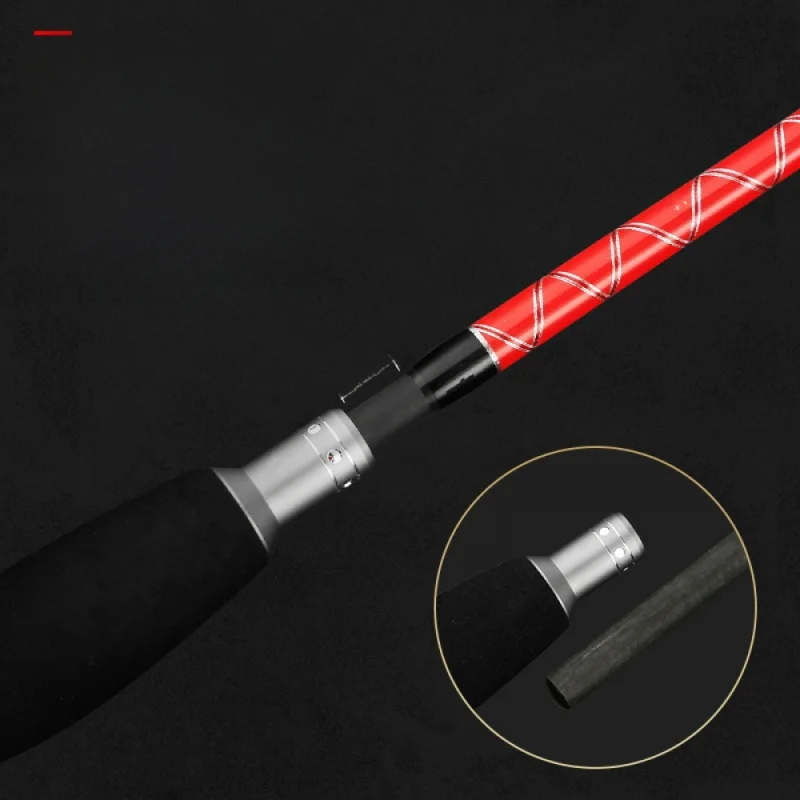 Caña de slow jigging de carbono punta sólida para alta mar - imagen 2
