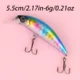 Minnow Wobbler señuelo hundimiento rápido Swimbait para trucha - imagen 2