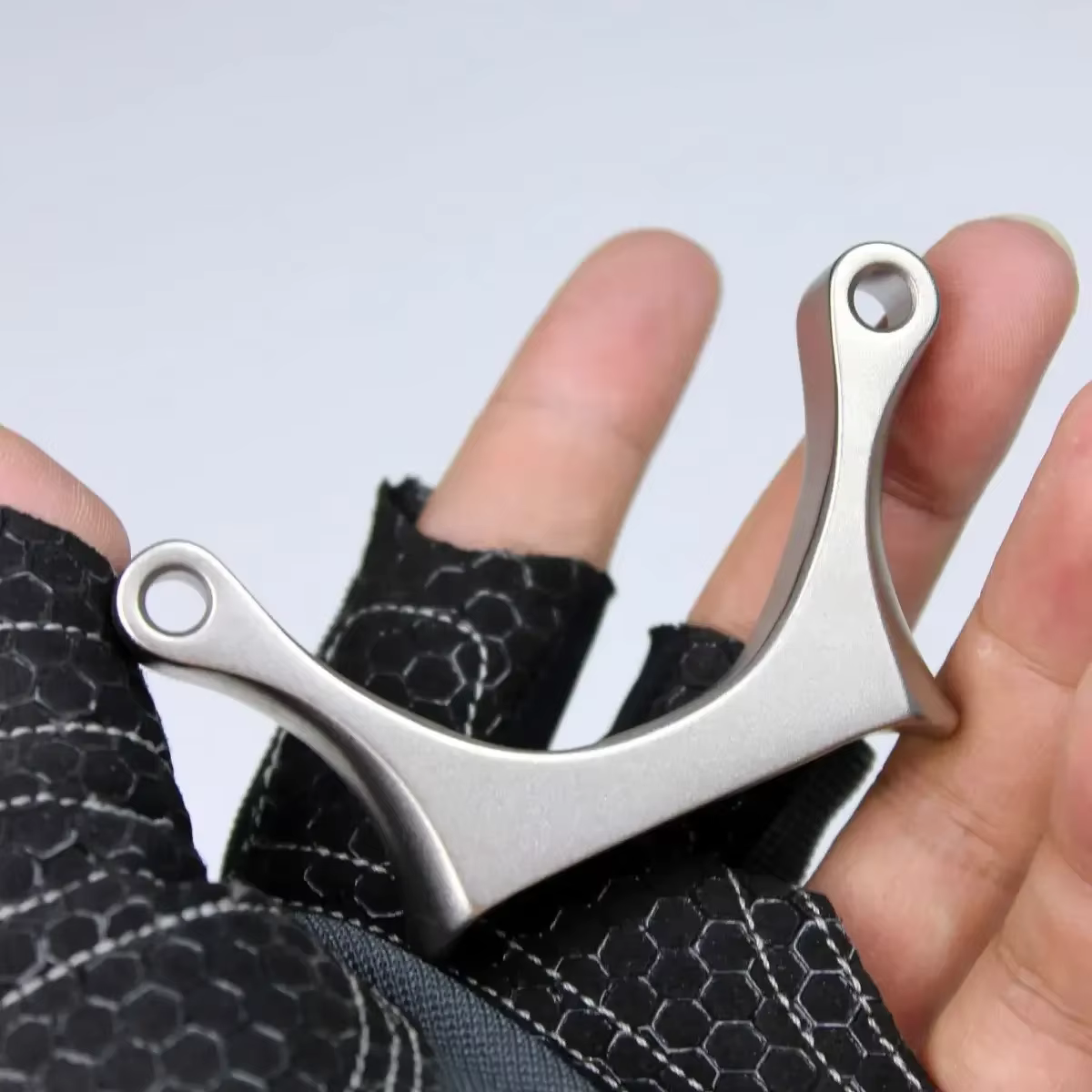 Cabezal de tirachinas de acero inoxidable macizo – para DIY - imagen 4