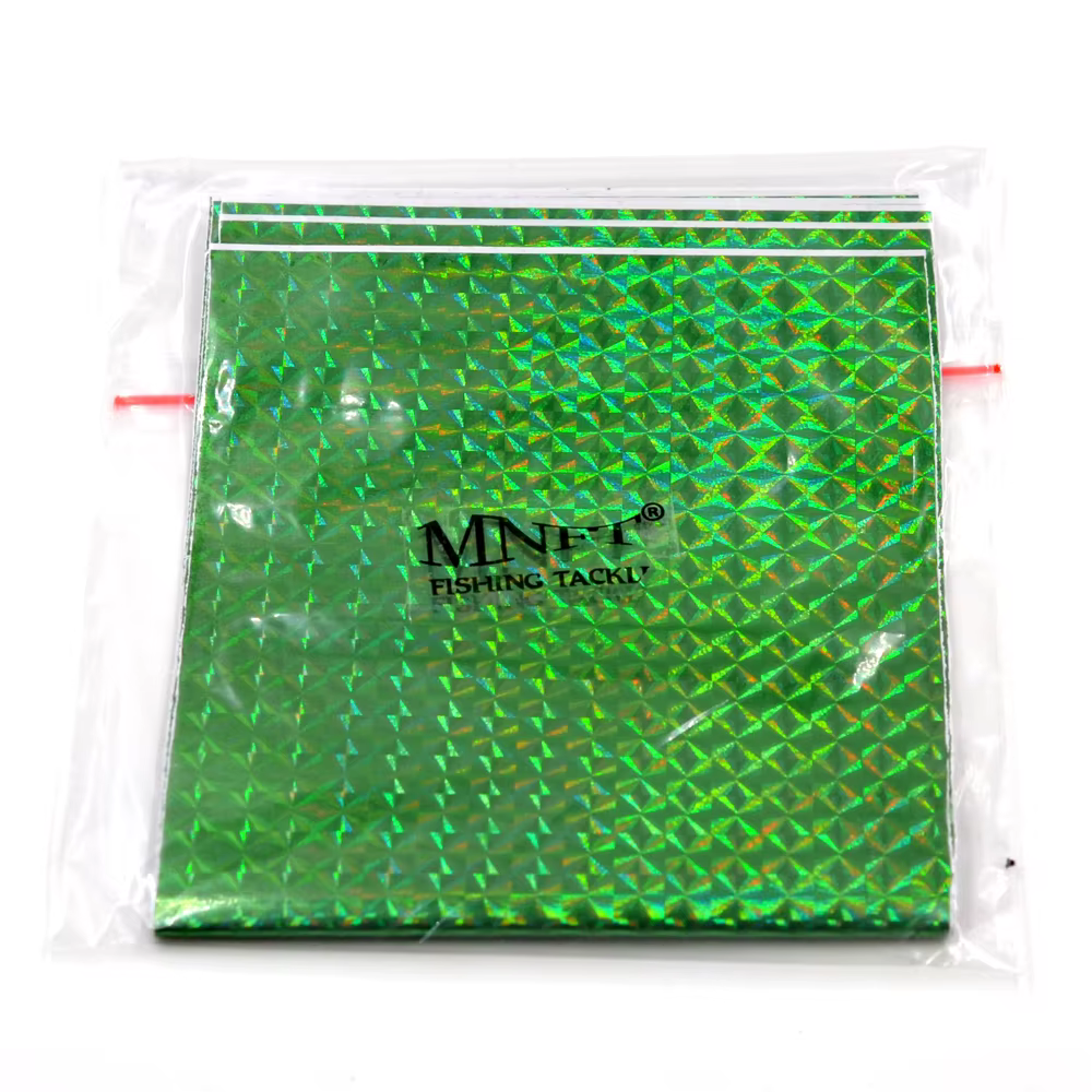 Cinta Flash holográfica 10x20cm para atado de moscas - imagen 4