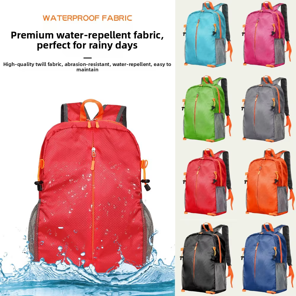 Bolsa Deportiva Plegable Unisex con Porta Botella y Gran Capacidad - imagen 2