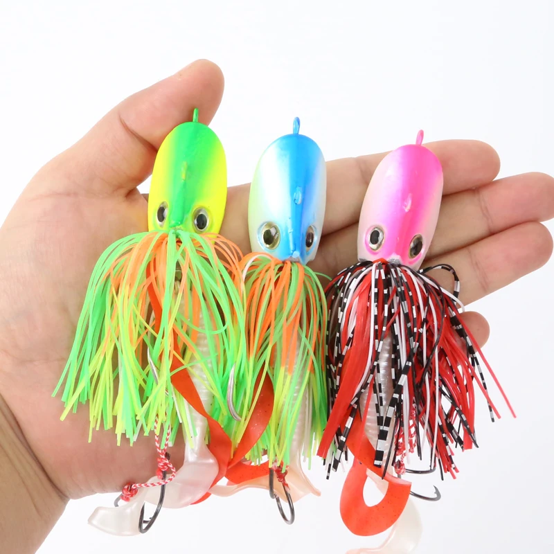 Señuelo goma lento anzuelos luminosos 20-150g pesca marina - imagen 5