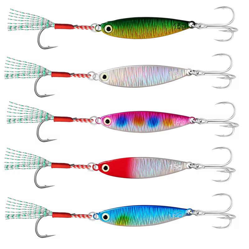 Jig Metálico Flotante Taiyu 15g – Señuelo para Lubina en Toda la Columna