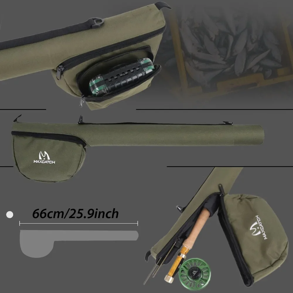 Maxcatch Kit pesca con mosca ligero para trucha de arroyo