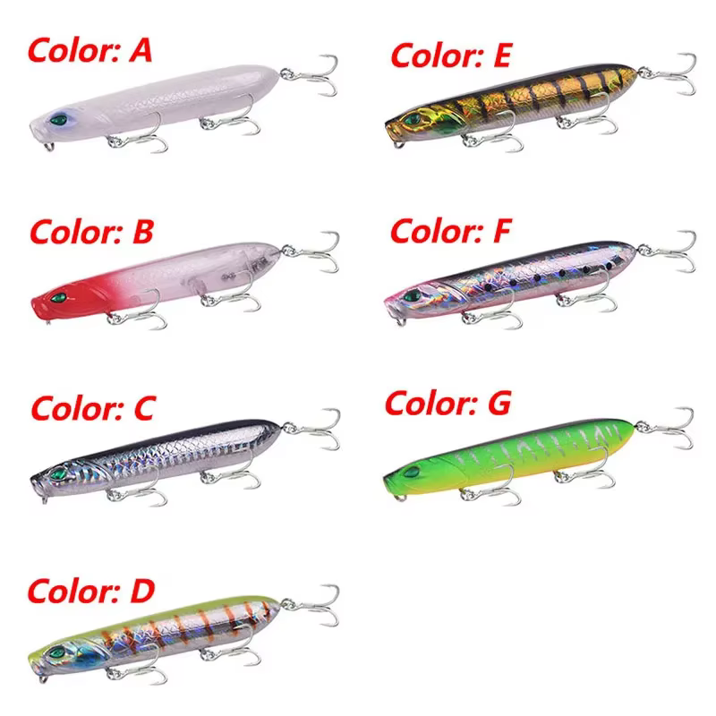 Señuelo Topwater Lápiz Flotante 10 cm 17,5 g para perca - Efectivo - imagen 4