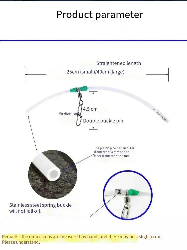 Zhongtong Tubo luminoso pesca mar – Equilibrio acero inoxidable - imagen 5