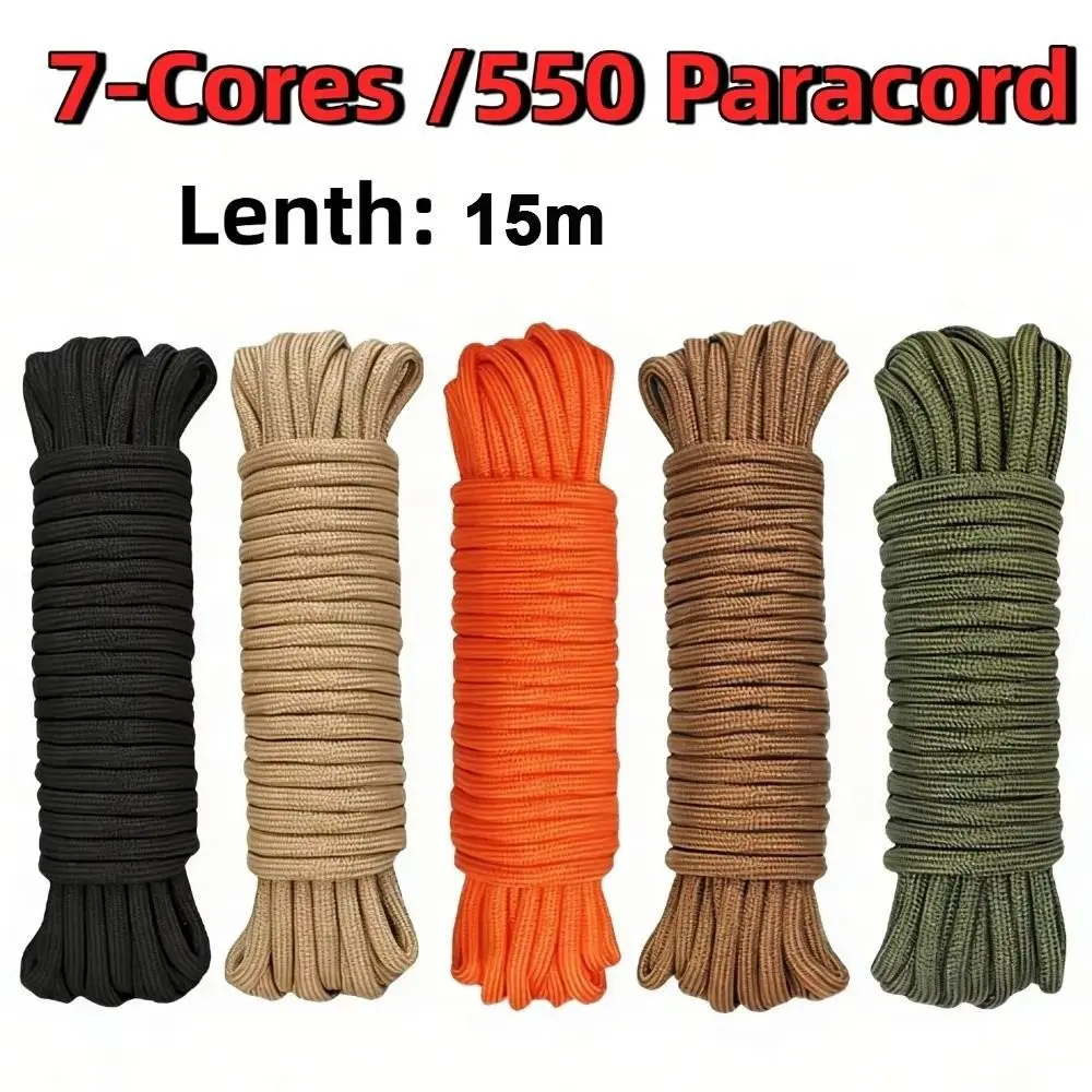 Paracord resistente portátil para camping y supervivencia al aire libre - imagen 5