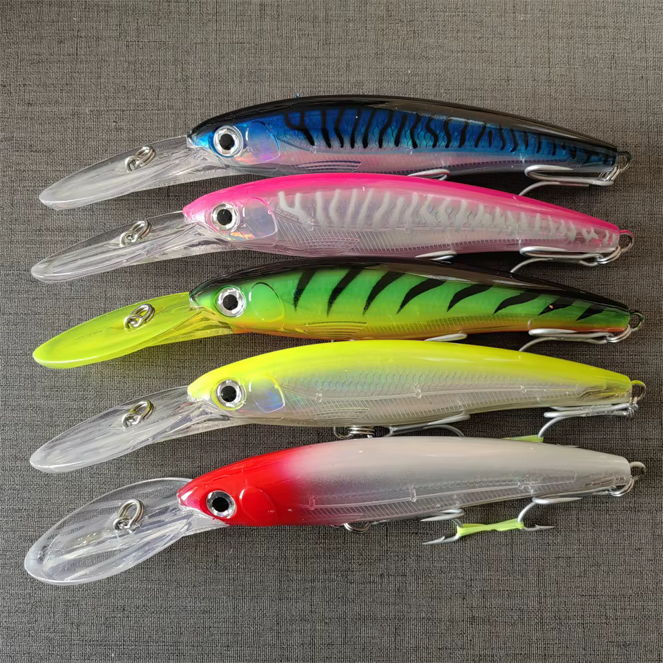 Señuelo Trolling Minnow – Wobbler flotante para lucio