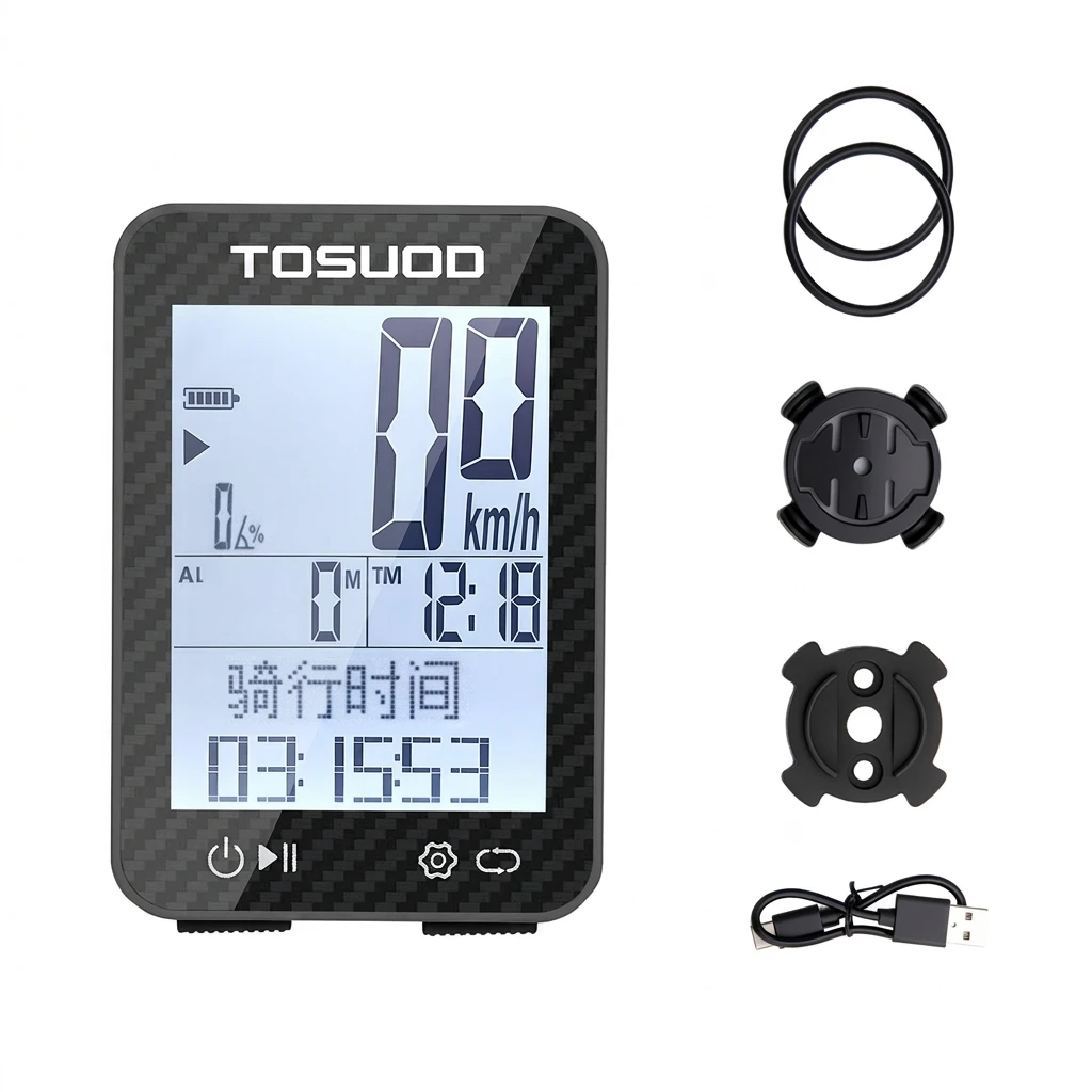 Ordenador de bicicleta con GPS resistente al agua y velocímetro - imagen 5
