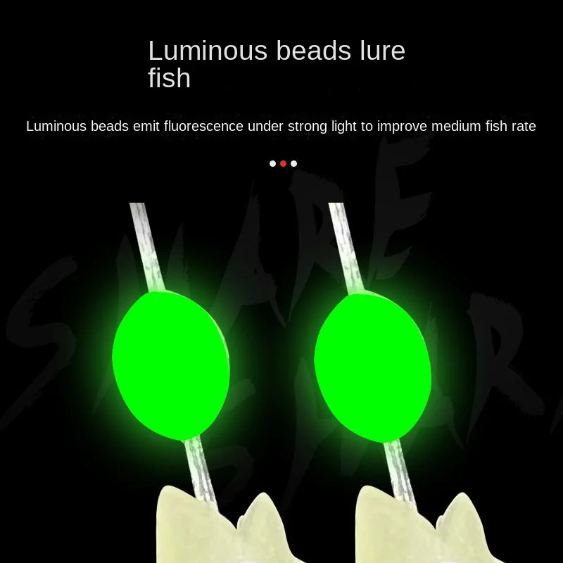 JYJ Senuelo blando luminoso – Piel de pez para agua salada - imagen 4