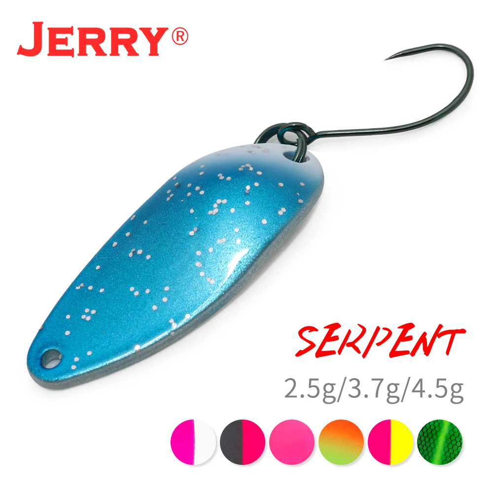 Cuchara Wobbler Jerry Serpent Micro de Latón – Trucha y Perca