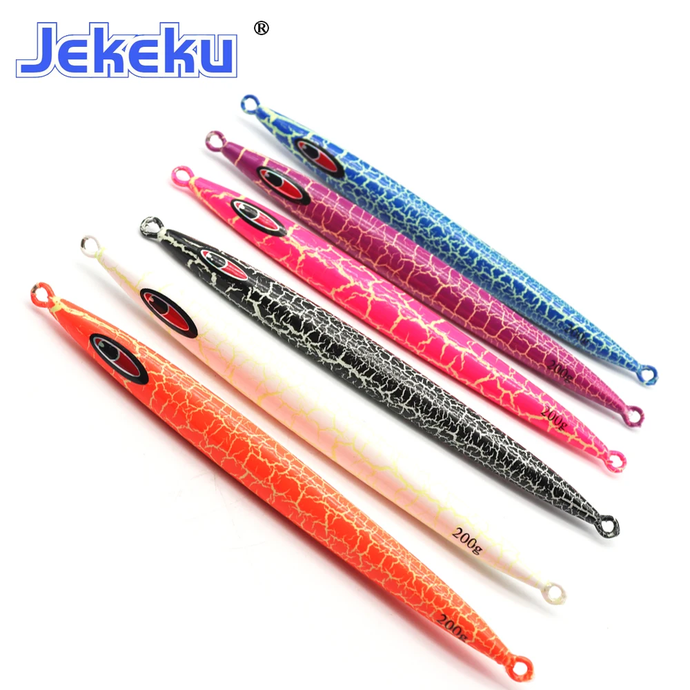 Señuelo jigging metálico brillante JEKEKU – acción lenta para mar
