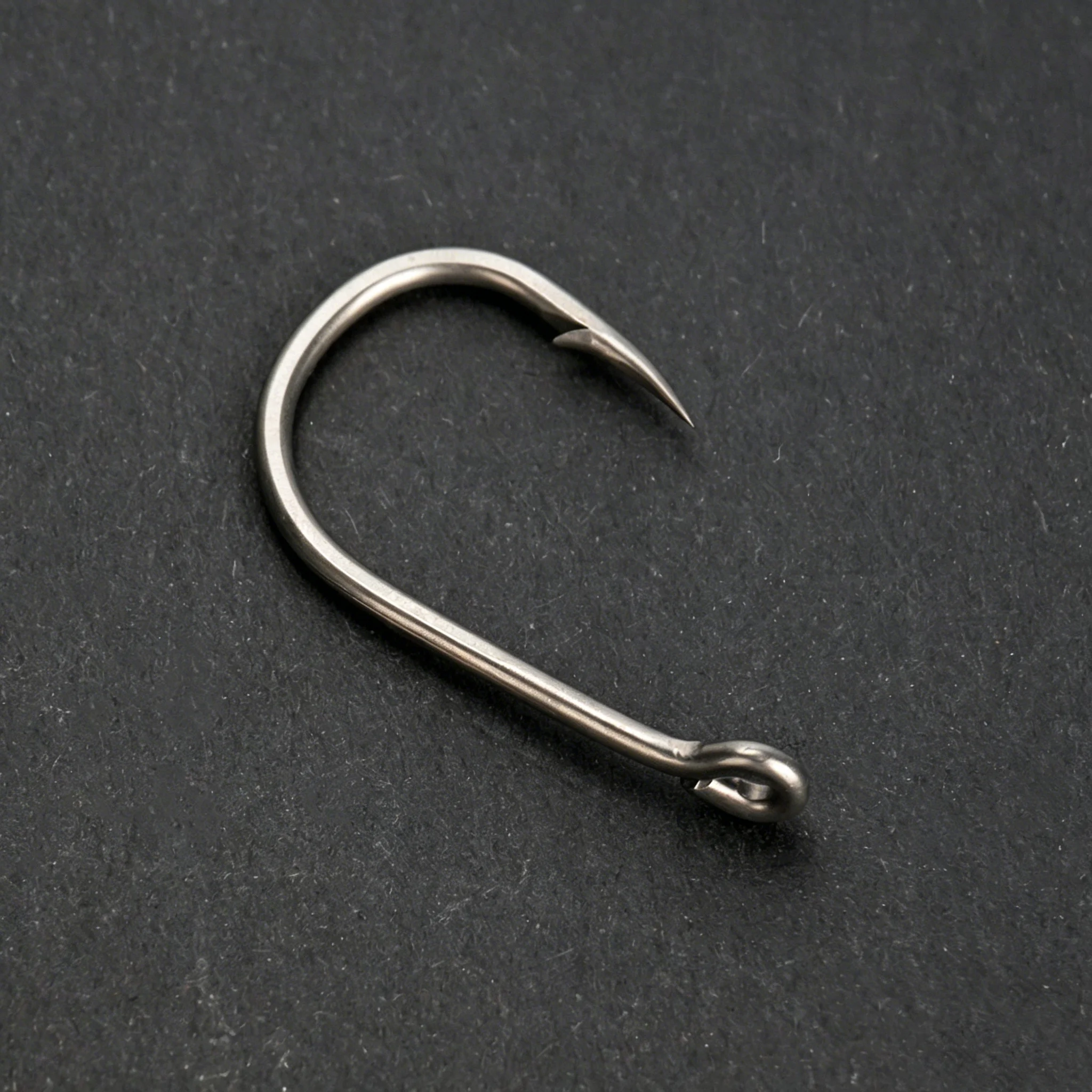 Anzuelo de carpa con barba de acero alto carbono Hirisi ojo de anilla - imagen 5