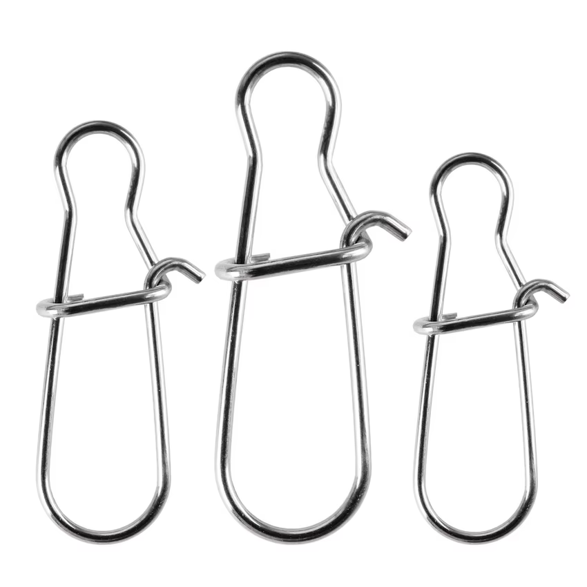 Grilletes rodillo con seguro – Acero inox para pesca - imagen 2
